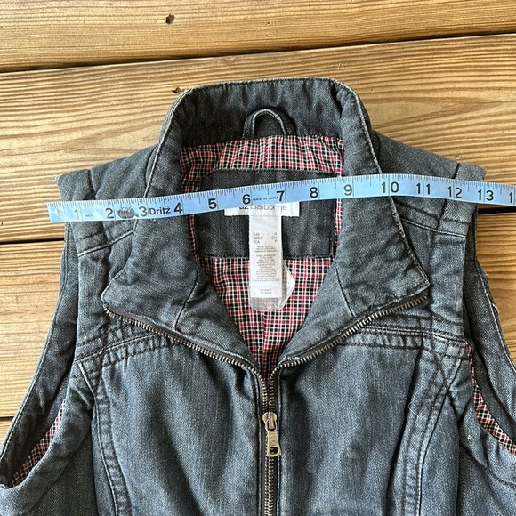 Liz Claiborne women’s jean lined vest size S - Picture 3 of 11